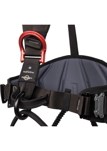 Singing Rock Roof Master Full Body Harness Endüstriyel Black-Red