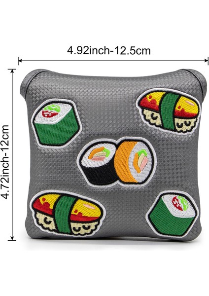 Universal Golf Putter Head Cover Club Head Erkekler Için Dayanıklı Kapaklar Kadınlar Gri (Yurt Dışından) modelleri