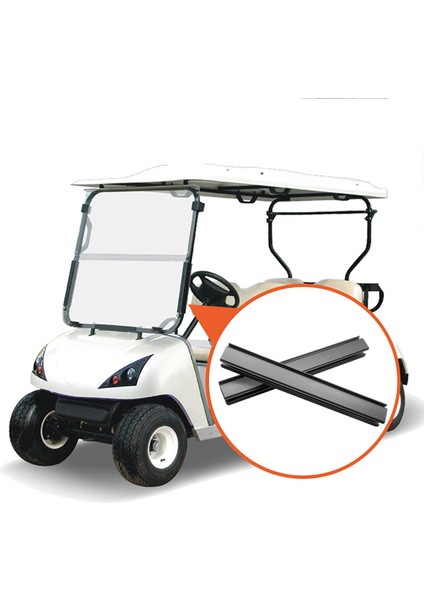 2x 32 cm Golf Arabası Ön Cam Taban Klipleri Ds Siyahı Için Emsal Için Plastik (Yurt Dışından) fiyatları