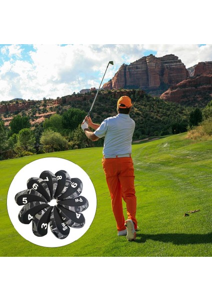 10PCS/PAKET Naylon Golf Demir Kapakları Set Headcover Hafif Yumuşak Su Geçirmez (Yurt Dışından) fırsatları