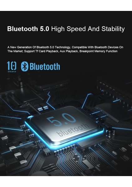Kablosuz Bluetooth Hoparlör Su Geçirmez (Yurt Dışından)