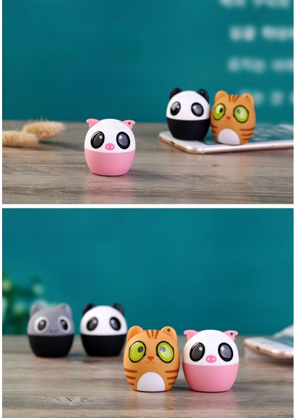 Animal Wireless Mini Hoparlör Boom Bass ile Güçlü Kablosuz Bluetooth Hoparlör Stereo (Yurt Dışından) fiyatları
