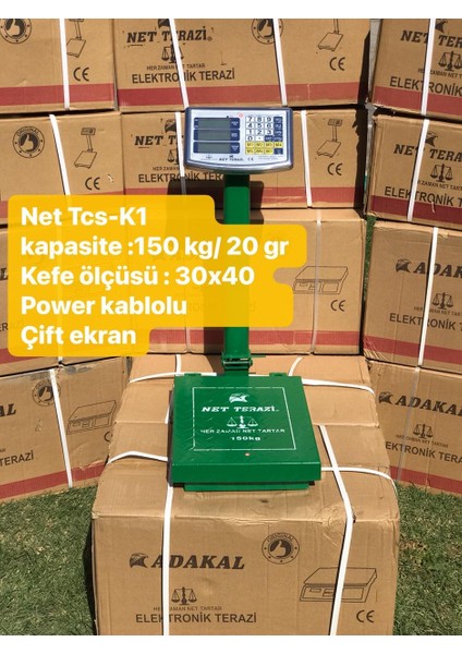 Net 150 kg Terazi Net Tcs-K1