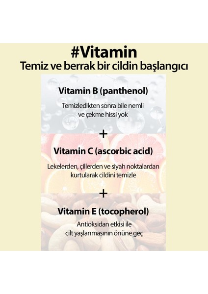 Vitamin B,c,e Içeren Siyah Nokta Karşıtı Makyaj Temizleme Balmı - Vitamine B,c,e Cleansing Balm