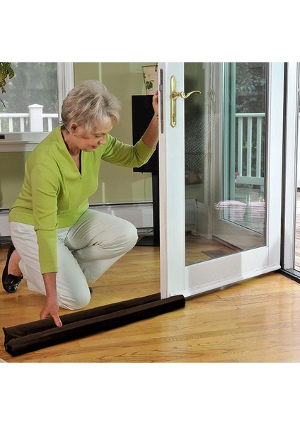 2 Adet Kapı Altı Rüzgar Soğuk Toz Ses Böcek Önleyici Eşik Izolasyon Süngeri Rüzgarlık Kalın Siyah modelleri