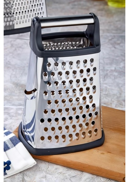 304 Paslanmaz Çelik Kare Çok Fonksiyonlu Rende 4 Yönde Bıçaklı Tabanlı Çok Fonksiyonlu Çelik Rende