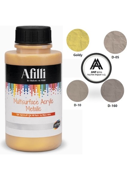 Afilli Multisurface Akrilik Metallic 120 ml D-10