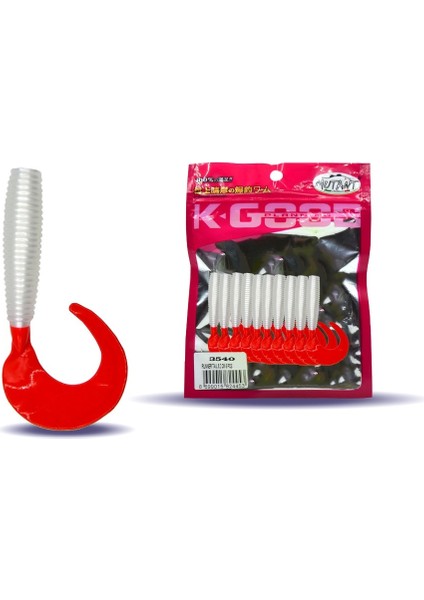 Mutant 3540 Micro Snap 6 cm Levrek Silikonu 10 Adet Suni Yem - Spin Atçek Lrf Sahte Yem