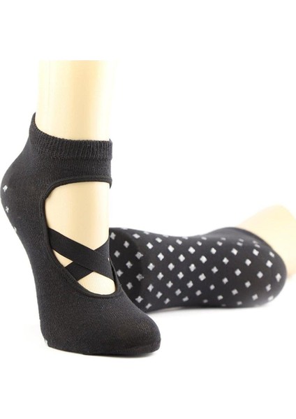 Yoga Pilates & Fitness Aerobik Çorabı Kaydırmaz Yıldız Baskılı