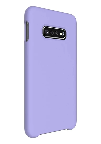 Samsung Galaxy S10 G973 Kılıf Lansman Silikon Mat Yüzey Içi Kadife Kapak Tpu