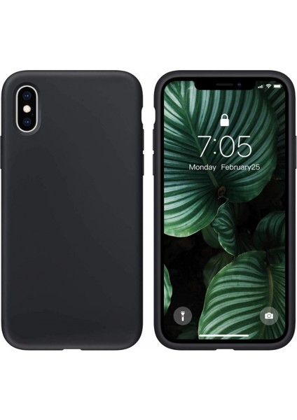 Apple iPhone Xr Kılıf Lansman Silikon Mat Yüzey Içi Kadife Kapak Tpu
