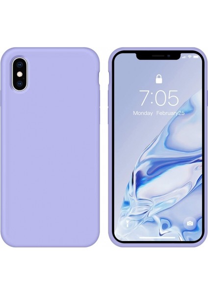 Apple iPhone Xs Max Kılıf Lansman Silikon Mat Yüzey Içi Kadife Kapak Tpu
