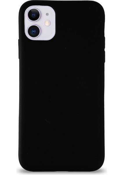 Apple iPhone 12 Kılıf Lansman Silikon Mat Yüzey Içi Kadife Kapak Tpu