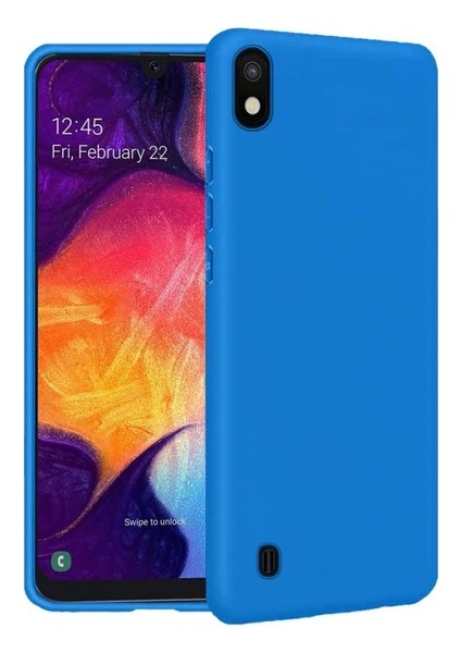 Samsung Galaxy A70 A705 Kılıf Lansman Silikon Mat Yüzey Içi Kadife Kapak Tpu