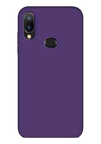 Huawei P30 Lite MAR-LX1M Kılıf Lansman Silikon Mat Yüzey Içi Kadife Kapak Tpu