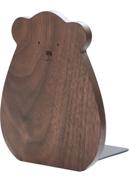 Dvds Home Için Ahşap Kitap Tutucu Stopper Kitaplık Kitap Destek Organizatörü