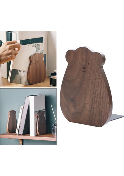 Dvds Home Için Ahşap Kitap Tutucu Stopper Kitaplık Kitap Destek Organizatörü fiyatları