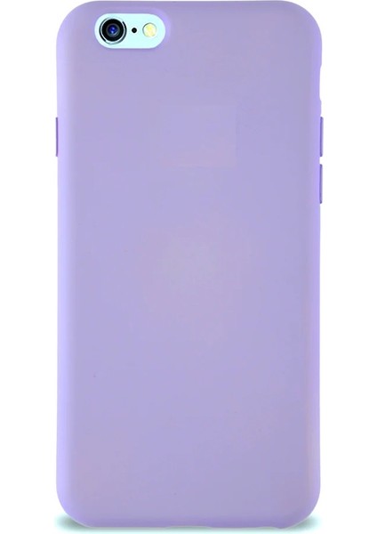 Apple iPhone 6 Plus Uyumlu Kılıf Lansman Silikon Mat Yüzey Içi Kadife Kapak Tpu