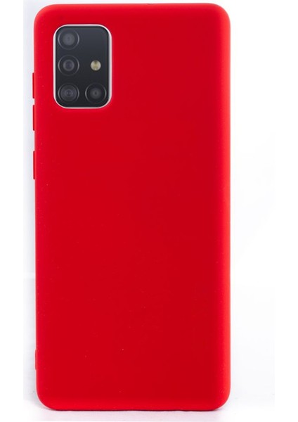 Samsung Galaxy A81 Kılıf Lansman Silikon Mat Yüzey Içi Kadife Kapak Tpu