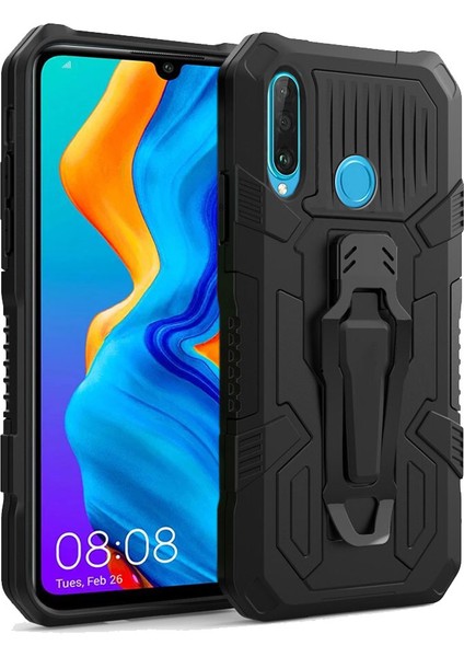 Huawei P30 Lite Zırh Tank Kılıf Yüksek Koruma