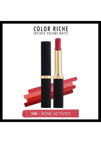 Color Riche Intense Volume Matte Ruj - 188 Rose Activist