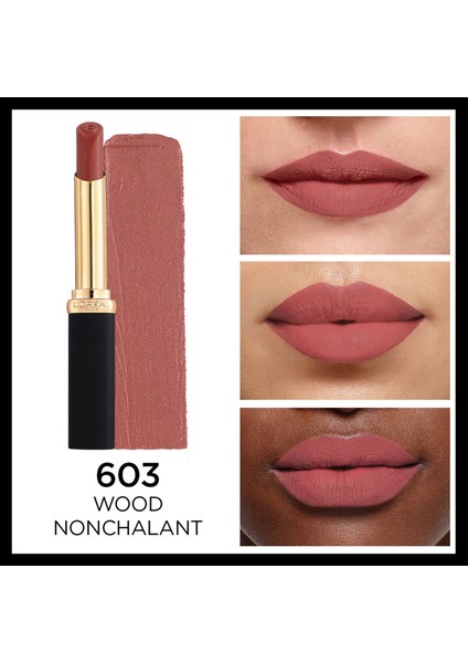 Color Riche Intense Volume Matte Ruj - 603 Wood Nonchalant