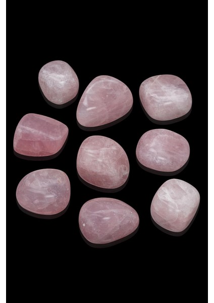 Pembe Kuvars Taşı 3 Adetli