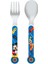 Kbobaby Disney Mickey Eğlence Evi Çocuk Çatal Kaşık Seti 1