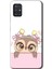 Samsung Galaxy A51 Kılıf Hd Desen Baskılı Arka Kapak - Sevimli Baykuş 1