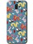 Samsung Galaxy J6 Plus Kılıf Hd Desen Baskılı Arka Kapak - Funky Dragon 1