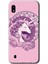 Samsung Galaxy A10 Kılıf Hd Desen Baskılı Arka Kapak - Unicorn-Pembe 1