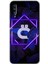 Samsung Galaxy A70 Kılıf Hd Desen Baskılı Arka Kapak - Dark Neon Yaprak Ö Harfi 1