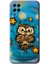 Samsung Galaxy M12 Kılıf Hd Desen Baskılı Arka Kapak - Owl Bird Stars 1