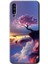 Samsung Galaxy A70 Kılıf Hd Desen Baskılı Arka Kapak - Wash Red Wall 1