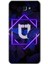 Samsung Galaxy J7 Prime 2 Kılıf Hd Desen Baskılı Arka Kapak - Dark Neon Yaprak Ü Harfi 1