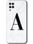 Samsung Galaxy A01 Core Kılıf Hd Desen Baskılı Arka Kapak - Beyaz Mermer Desenli A Harfi 1