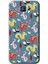 Samsung Galaxy A8 2016 Kılıf Hd Desen Baskılı Arka Kapak - Funky Dragon 1