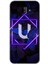 Samsung Galaxy J6 Plus Kılıf Hd Desen Baskılı Arka Kapak - Dark Neon Yaprak U Harfi 1