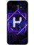 Samsung Galaxy J6 Plus Kılıf Hd Desen Baskılı Arka Kapak - Dark Neon Yaprak H Harfi 1
