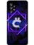 Samsung Galaxy A32 4g Kılıf Hd Desen Baskılı Arka Kapak - Dark Neon Yaprak Ö Harfi 1