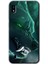 Samsung Galaxy A10 Kılıf Hd Desen Baskılı Arka Kapak - Yeşil Kurt 1