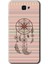 Samsung Galaxy J7 Prime Kılıf Hd Desen Baskılı Arka Kapak - Mandala Retro 1