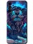 Samsung Galaxy A13 5g Kılıf Hd Desen Baskılı Arka Kapak - Neon Aslan 1