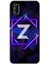 Samsung Galaxy M21 Kılıf Hd Desen Baskılı Arka Kapak - Dark Neon Yaprak Z Harfi 1