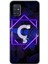 Samsung Galaxy A51 Kılıf Hd Desen Baskılı Arka Kapak - Dark Neon Yaprak Ç Harfi 1