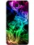Samsung Galaxy J7 Prime Kılıf Hd Desen Baskılı Arka Kapak - Smoke Colorful 1
