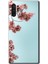 Samsung Galaxy Note 10 Plus Kılıf Hd Desen Baskılı Arka Kapak - Japon Çiçeği 1