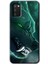 Samsung Galaxy A03S Kılıf Hd Desen Baskılı Arka Kapak - Yeşil Kurt 1