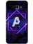 Samsung Galaxy C9 Pro Kılıf Hd Desen Baskılı Arka Kapak - Dark Neon Yaprak A Harfi 1