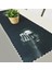 Black Face Dekoratif Runner Örtü 40X140CM 1